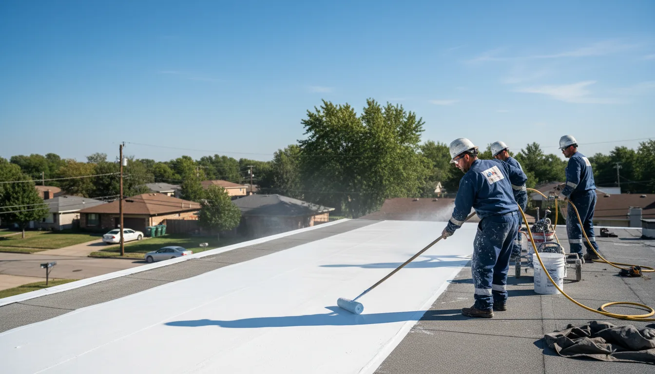 Commercial roof coating in Ohiopyle, PA near me